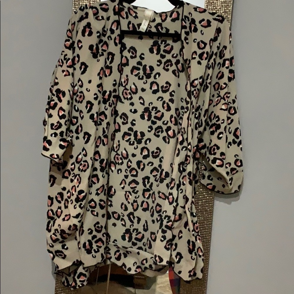Animal print Kimono
